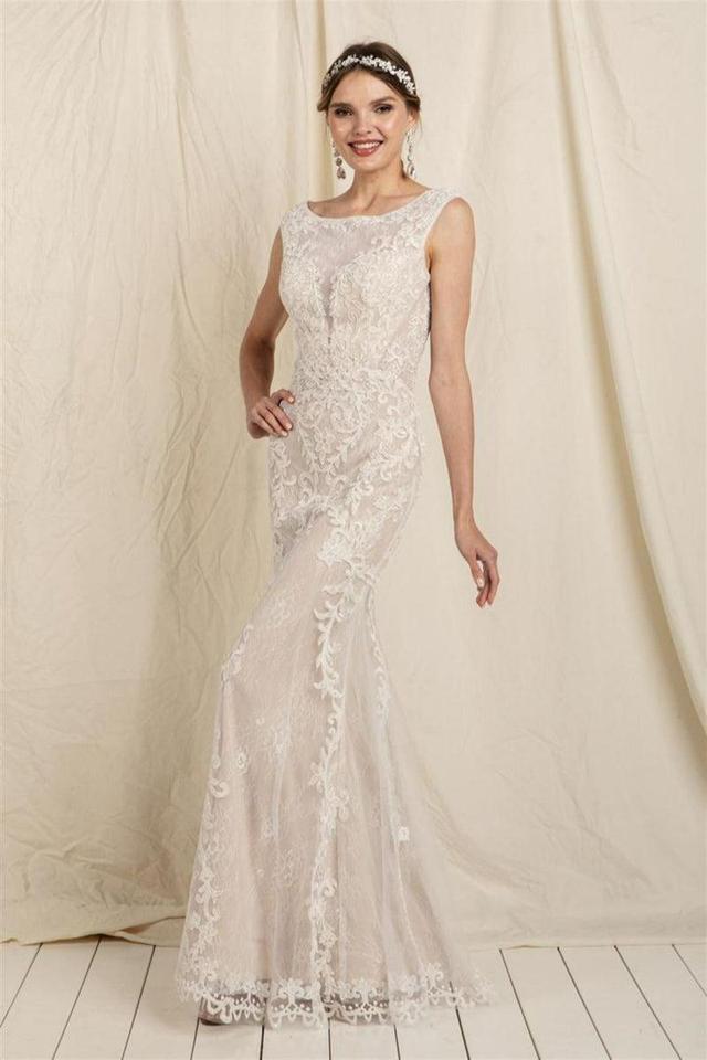 Fitted Lace Gown Product Image