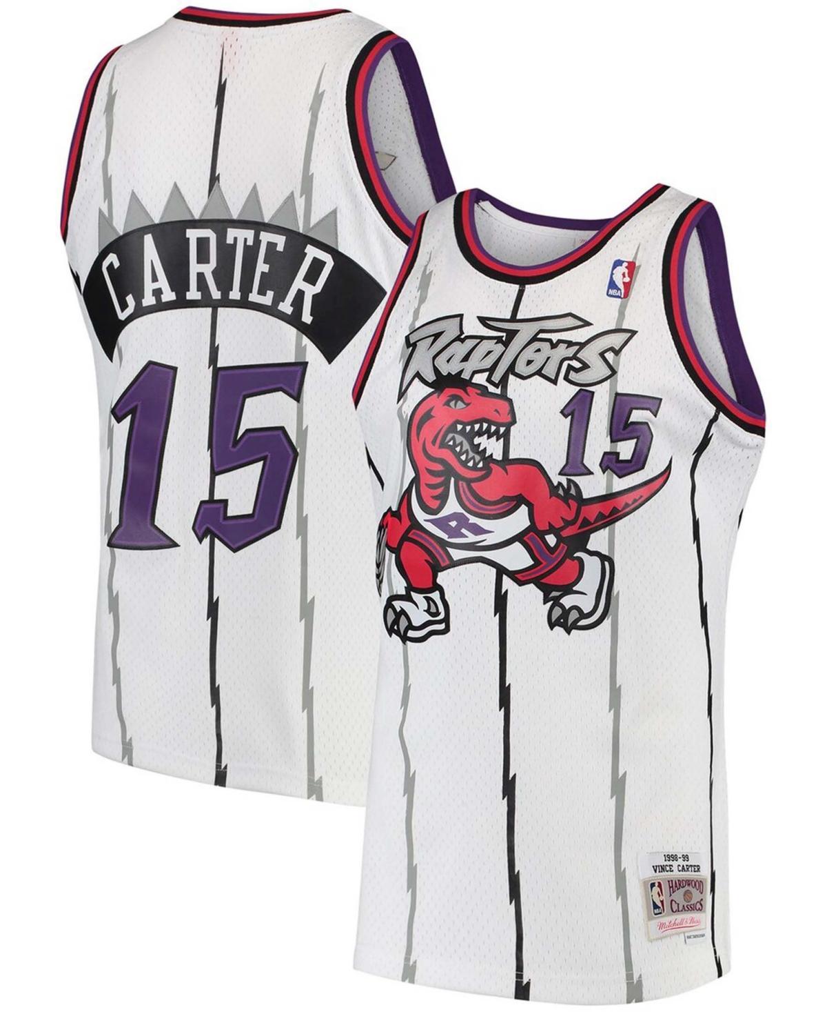 Mens Vince Carter White Toronto Raptors 1997-98 Hardwood Classics Swingman Jersey - White Product Image