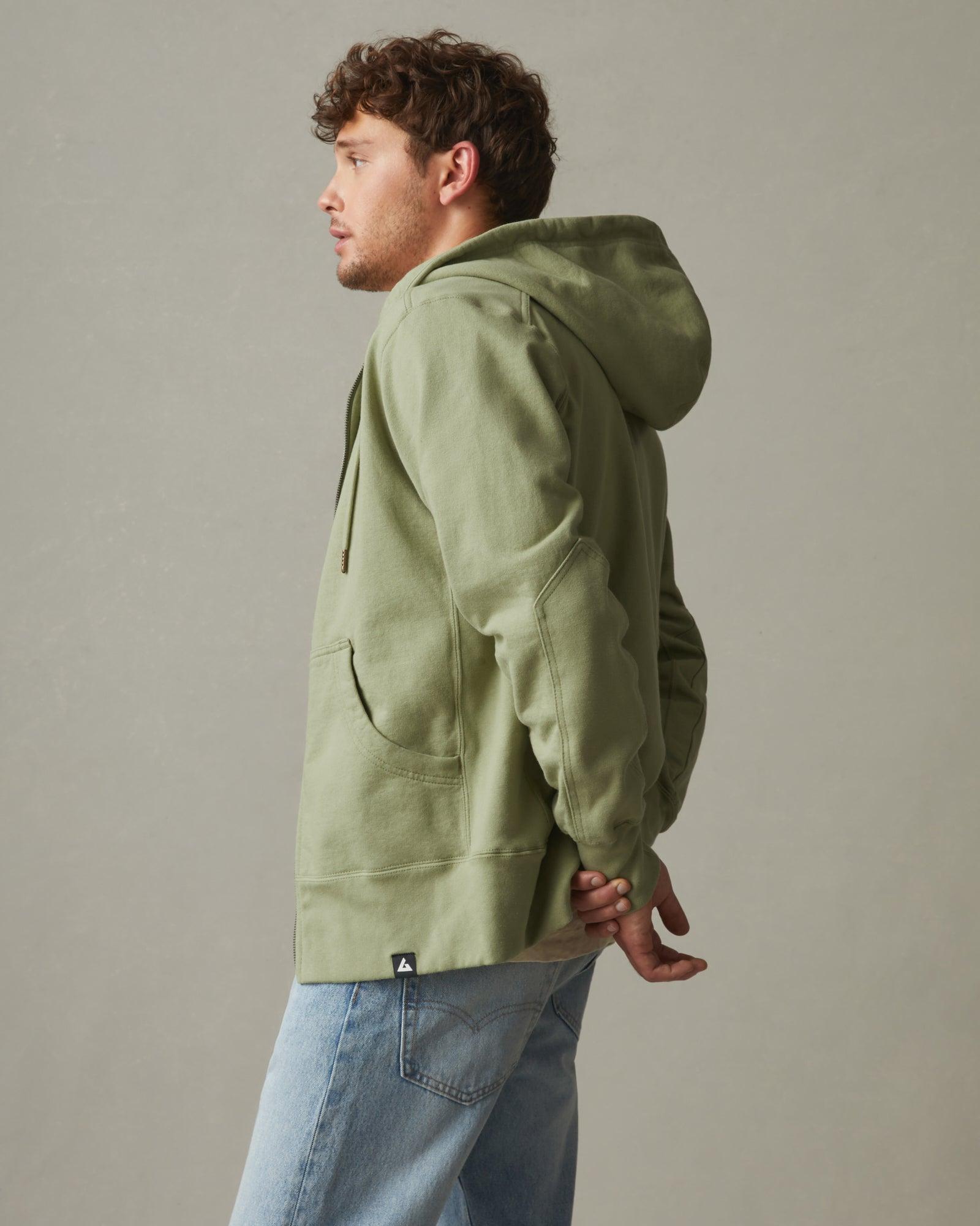 Classic Full Zip - Pale Sage Male Product Image