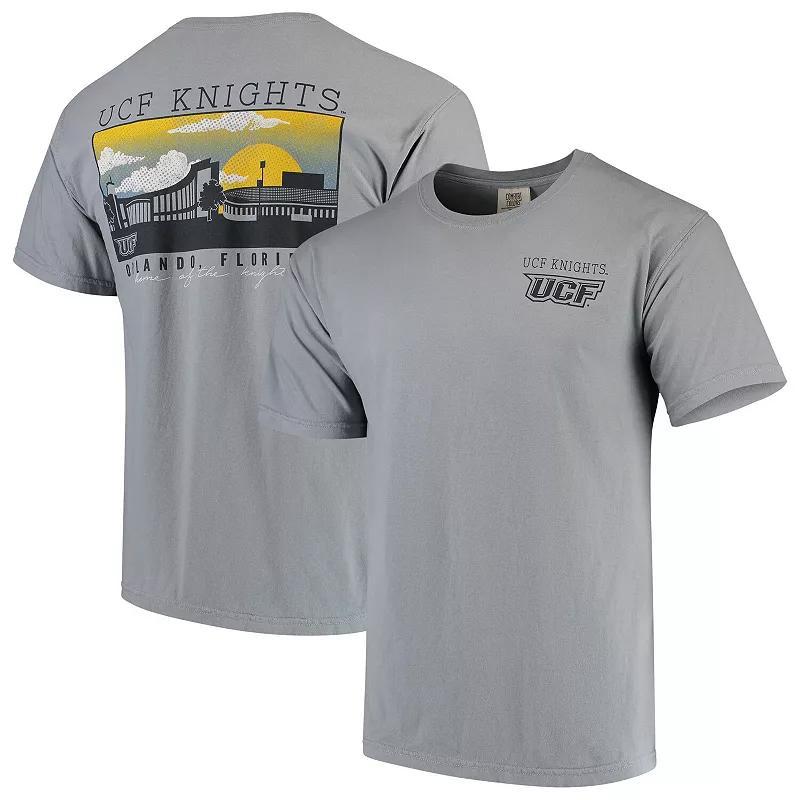 Mens Gray UCF Knights Team Comfort Colors Campus Scenery T-Shirt Product Image