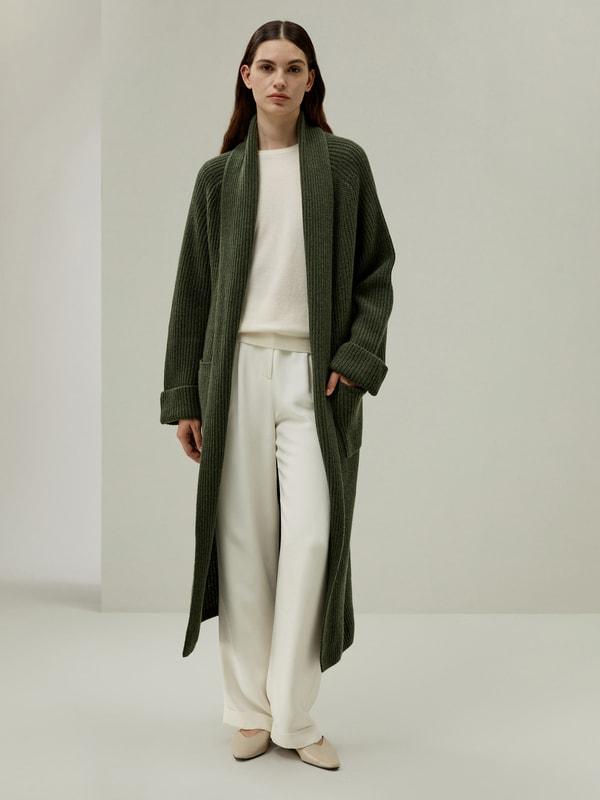 LILYSILK X LYDIA MILLEN 'Evergreen' Cardigan Product Image