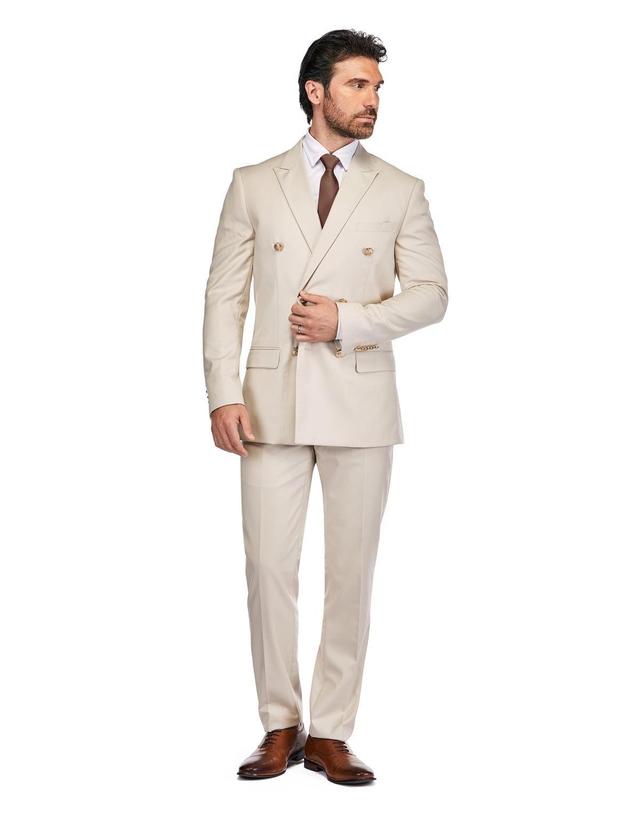 Gino Vitale Mens 2-Piece Slim Fit Double Breasted Suit Product Image