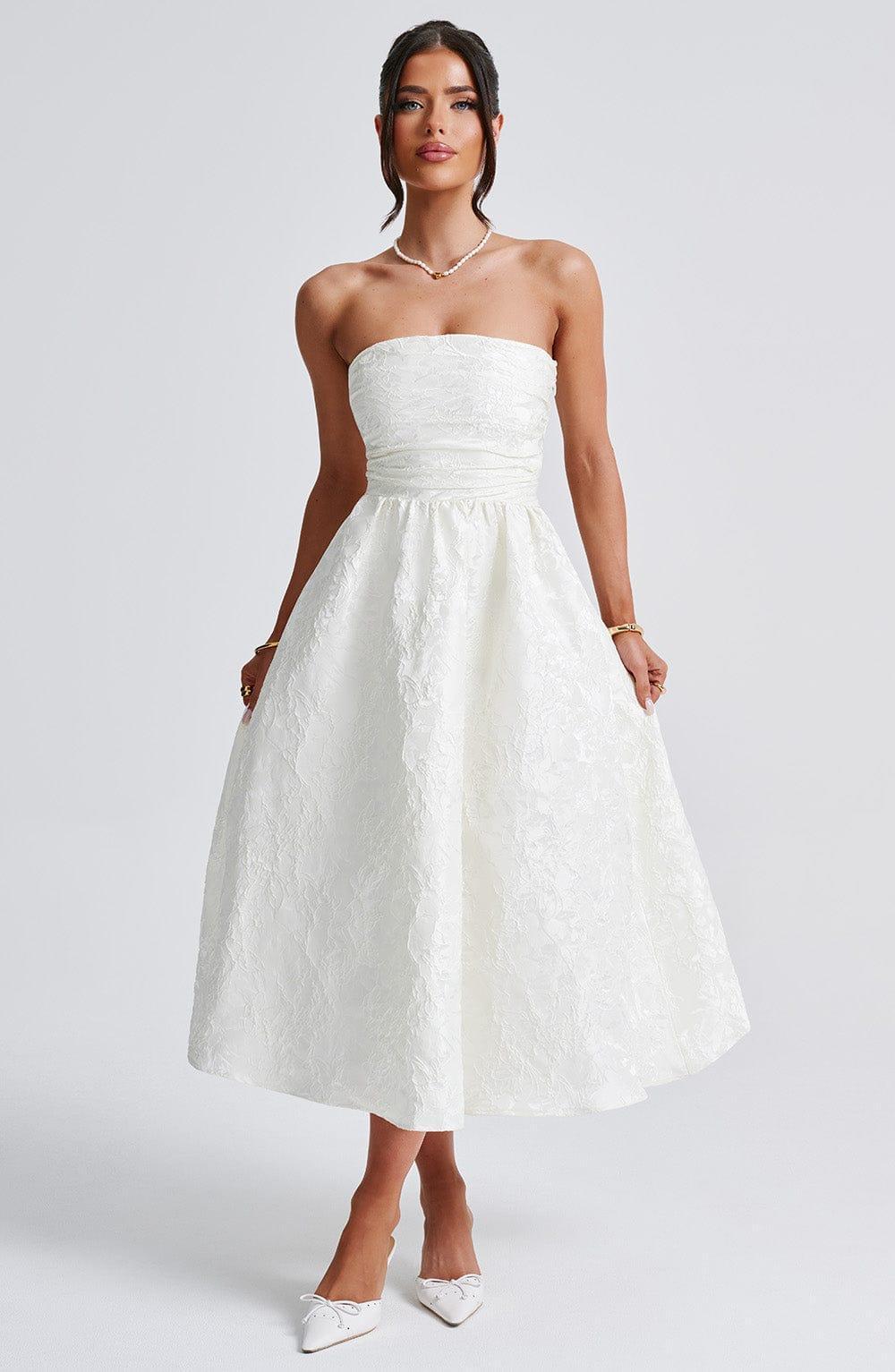 Saoirse Midi Dress - Ivory Product Image