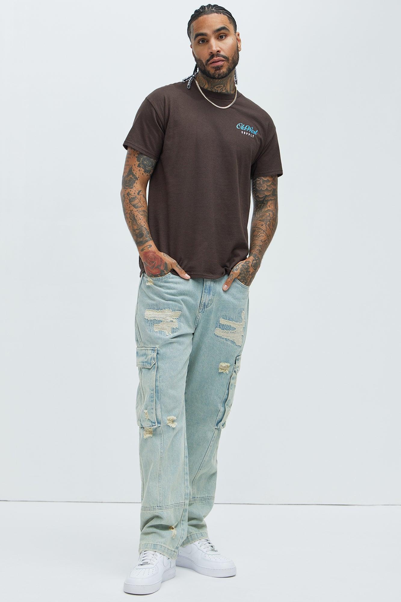 Blue Valley Short Sleeve Tee - Brown Product Image