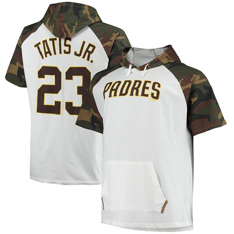 Mens Fernando Tatis Jr. /Camo San Diego Padres Player Big & Tall Raglan Hoodie T-Shirt Product Image