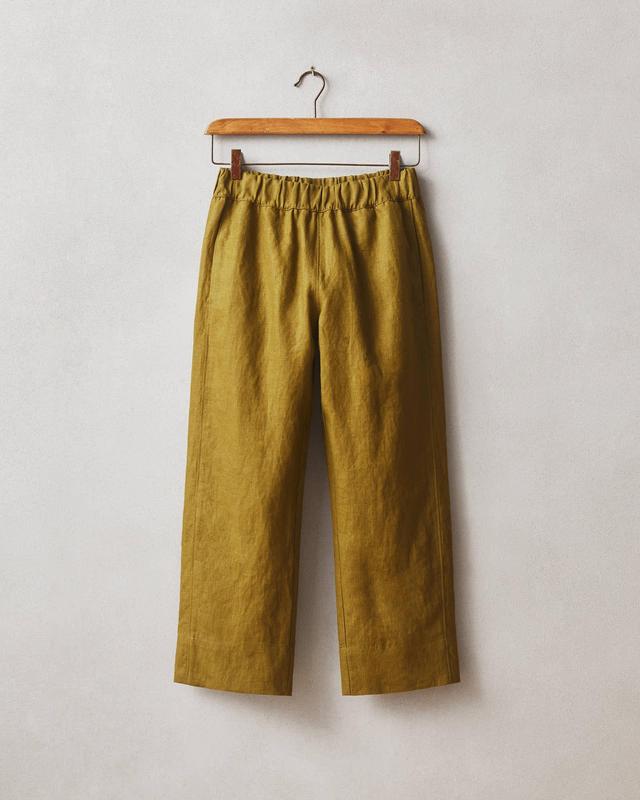 Easy Linen Pant - Fir Green Product Image