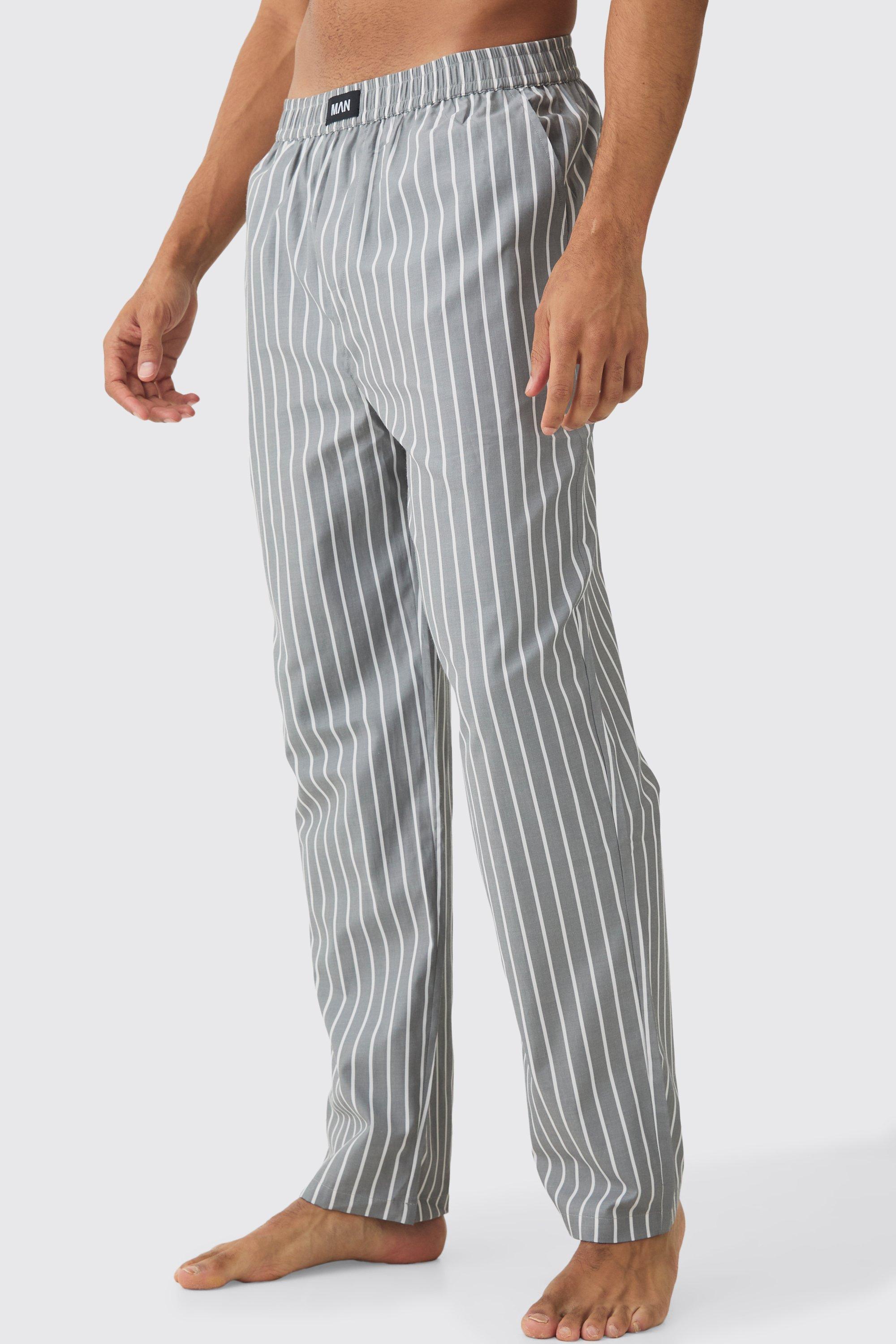 Relaxed Plaid Lounge Bottoms | boohooMAN USA Product Image