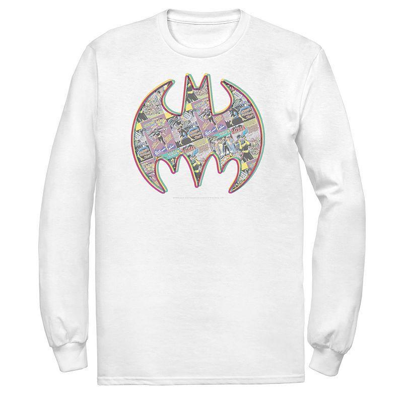 Mens DC Comics Batman Neon Comic Cover Logo Tee Product Image