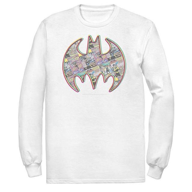 Mens DC Comics Batman Neon Comic Cover Logo Tee Product Image