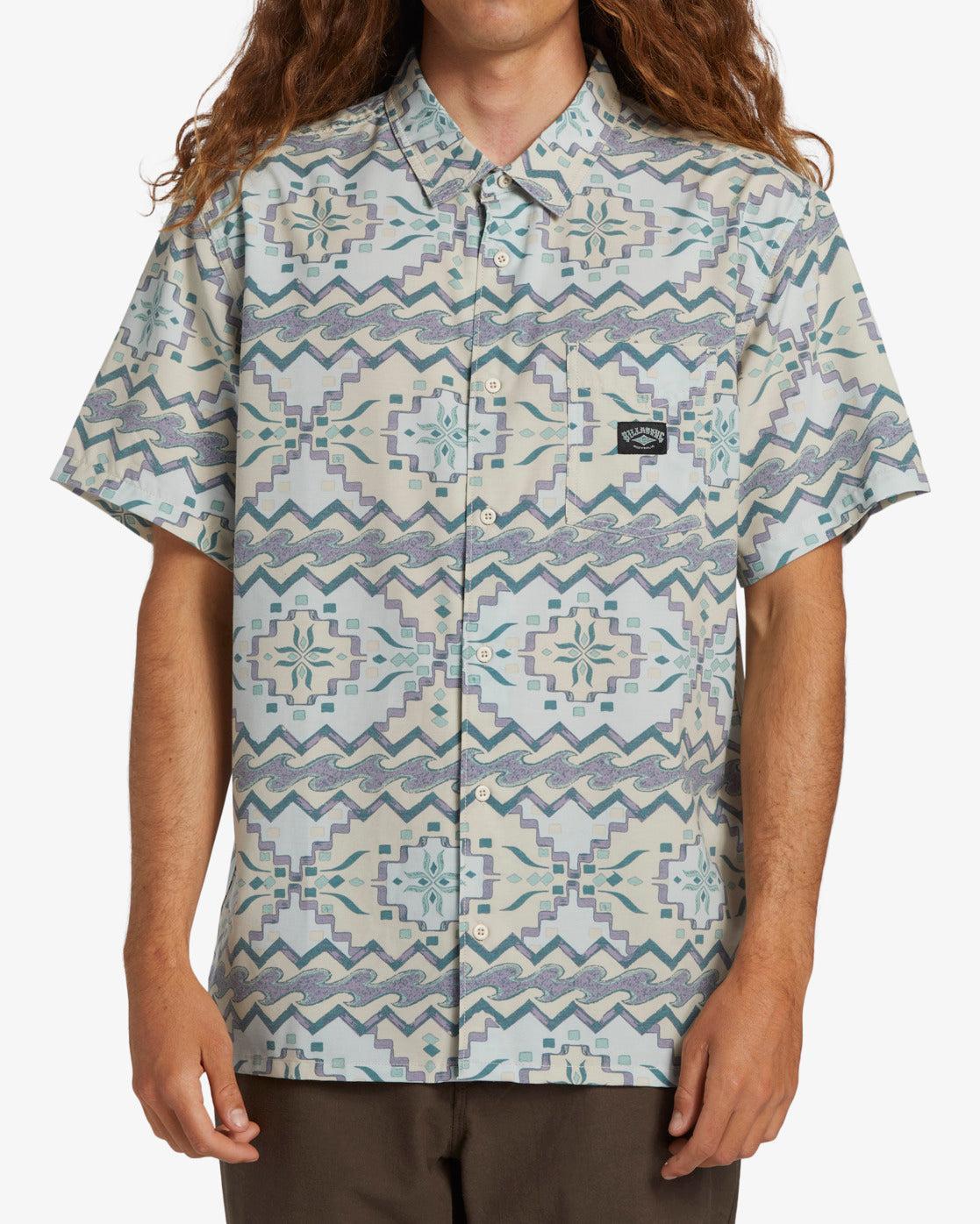 A/Div Surftrek Trail Short Sleeve Shirt - Seafoam Male Product Image