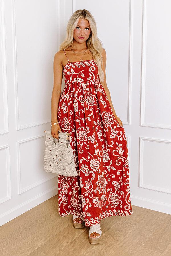 Tucson Sunset Floral Maxi Dress Product Image