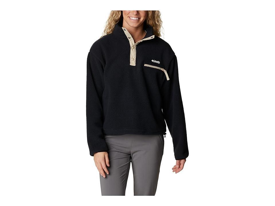 Columbia Women's Helvetia Cropped Half Snap Fleece Pullover- Product Image