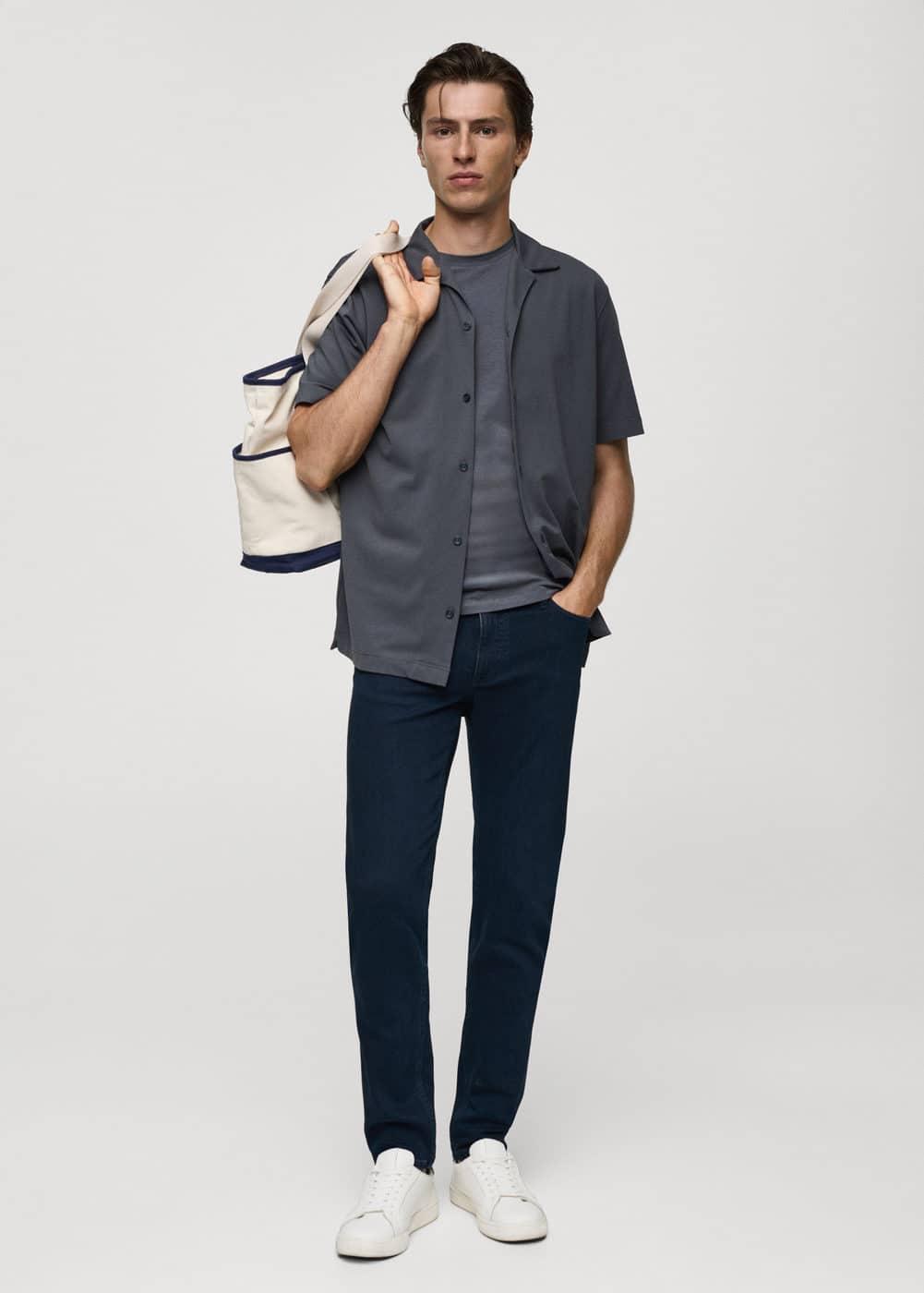 Jan slim-fit jeans - Men | MANGO USA Product Image