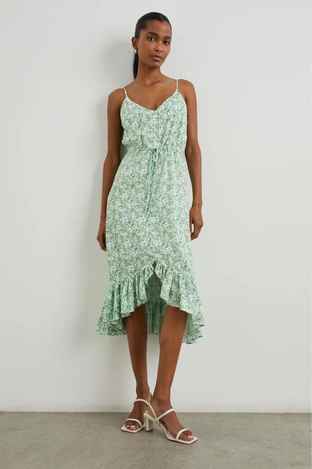 Frida Green Floral Dress Product Image