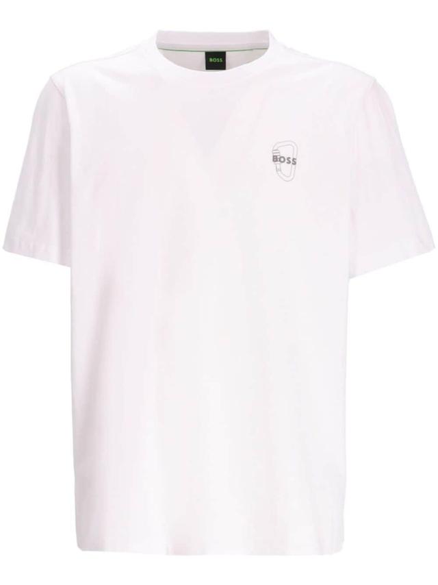 Graphic-print T-shirt In White Product Image