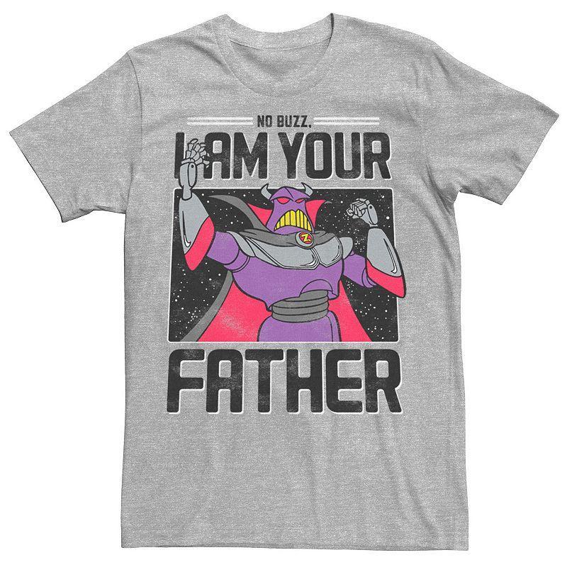 Disney / Pixars Toy Story Emperor Zurg Mens I Am Your Father Tee Athletic Grey Product Image