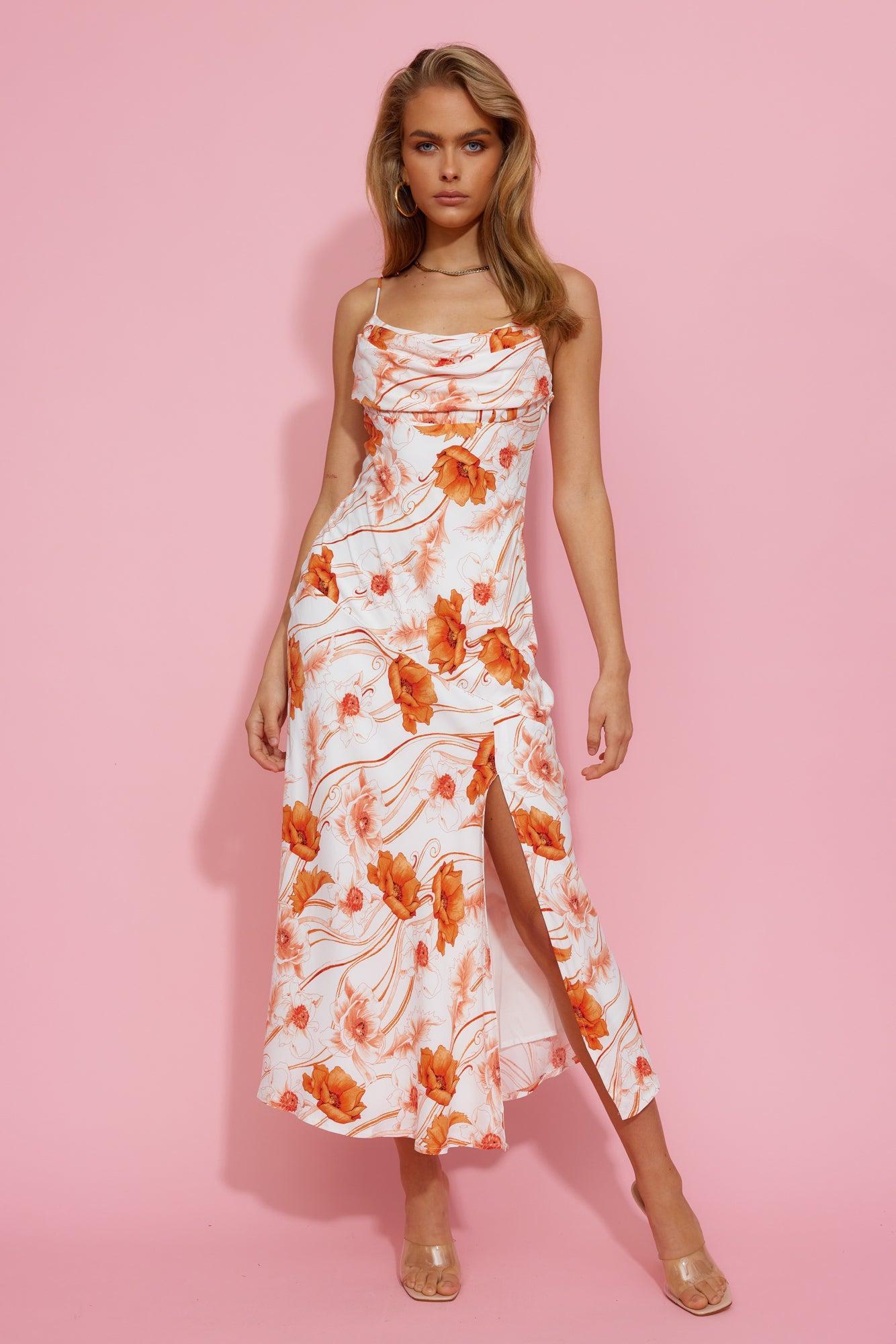 Lucy Loves Midi Dress Floral Product Image