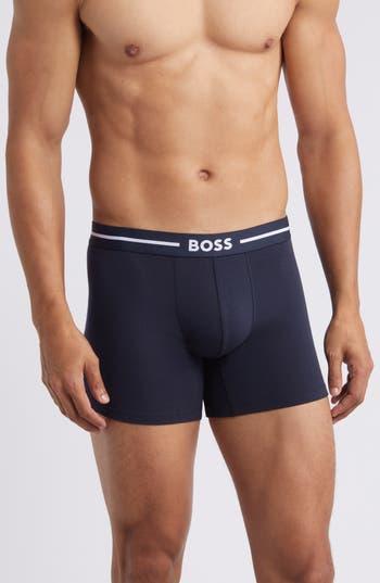 Boss 3-pack Power Stretch Cotton Boxer Briefs In Open Miscellaneous Product Image