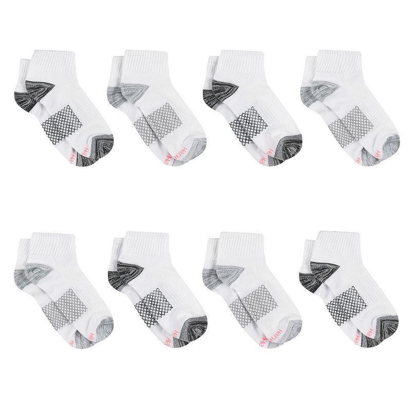 Womens Hanes Ultimate Cool Comfort 8-Pack Breathable Ankle Socks HWUBA8 Product Image