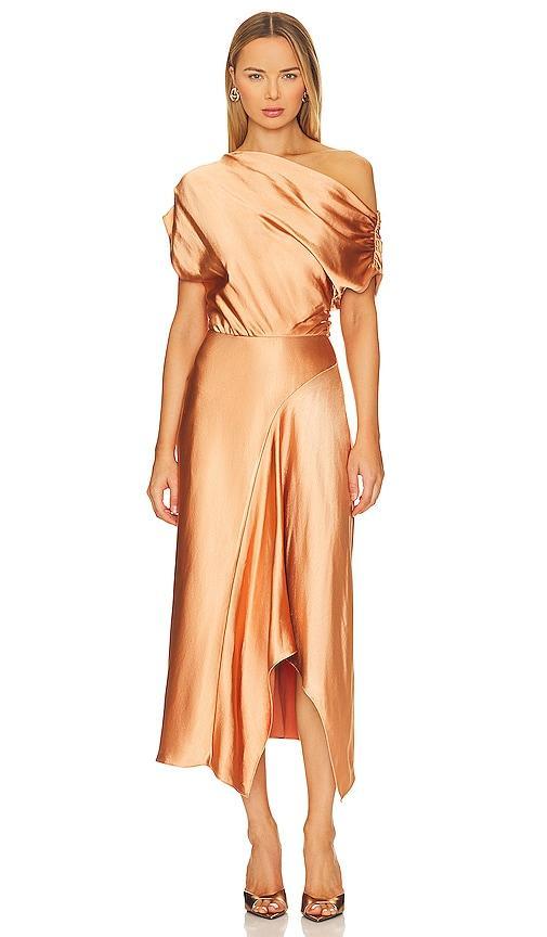 A. L.C. Jasmine Asymmetric Satin Dress Product Image