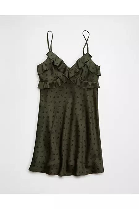 AE Ruffle Mini Slip Dress Womens Product Image