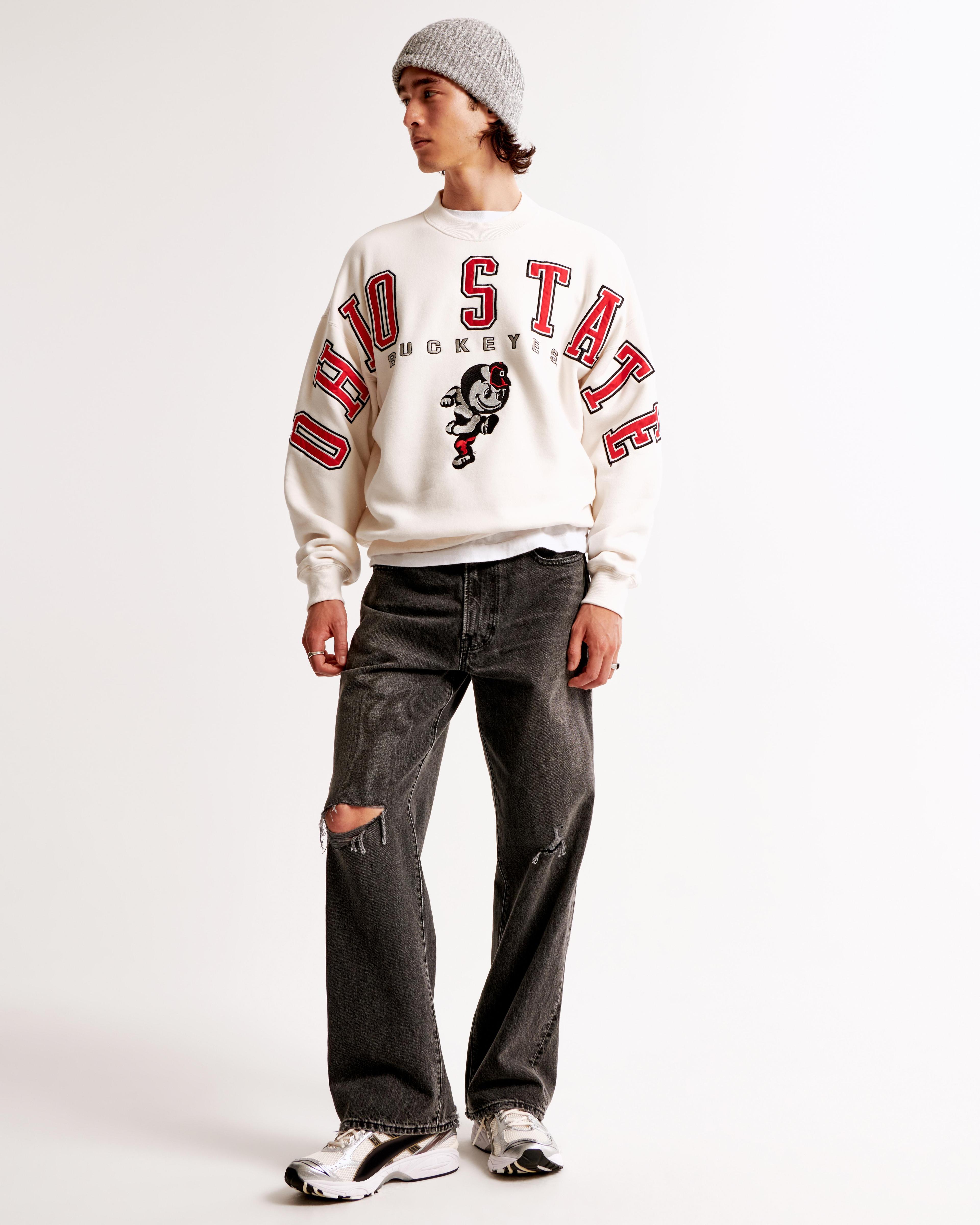 The Ohio State University Graphic Crew Sweatshirt Product Image