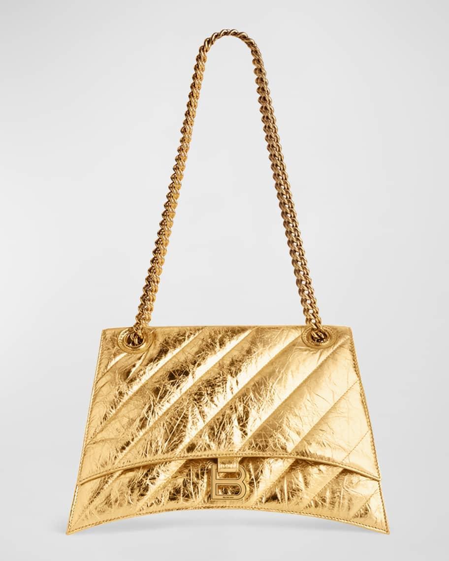 Crush Medium Chain Bag Metallized Quilted Product Image