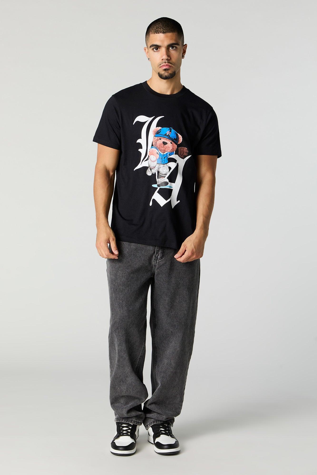 LA Teddy Graphic T-Shirt Male Product Image