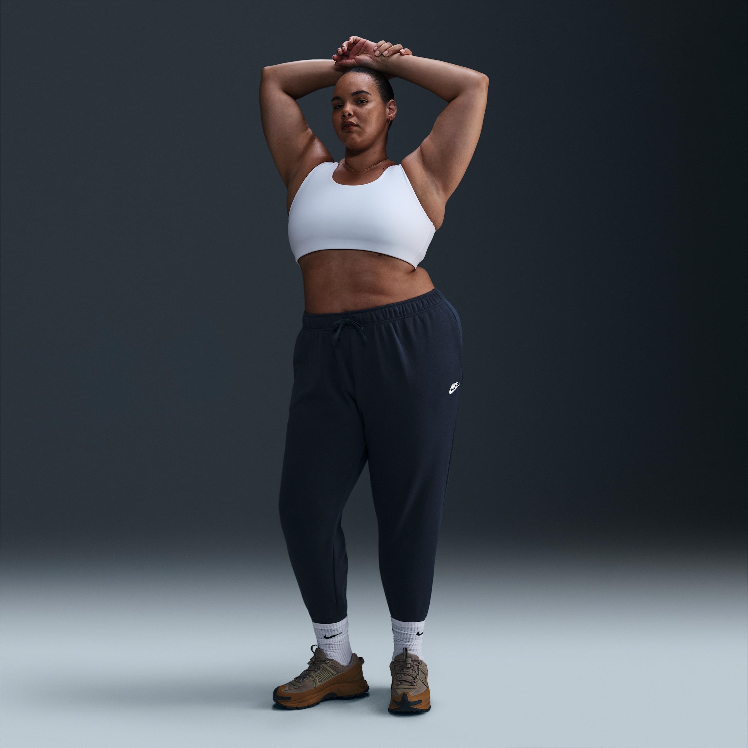 Womens Nike Sportswear Club Fleece Mid-Rise Jogger Pants (Plus Size) Product Image