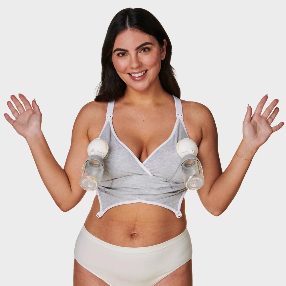 Bravado! Designs Womens Original Pumping and Nursing Bra - Dove Heather Product Image