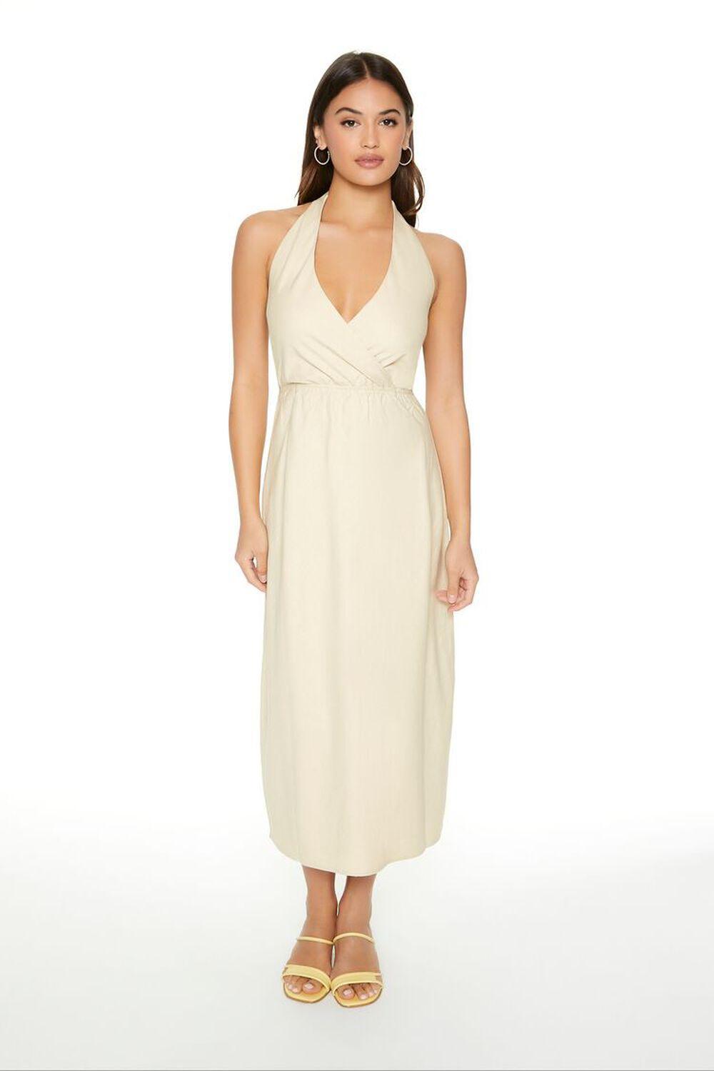 Surplice Halter Maxi Dress | Forever 21 Product Image