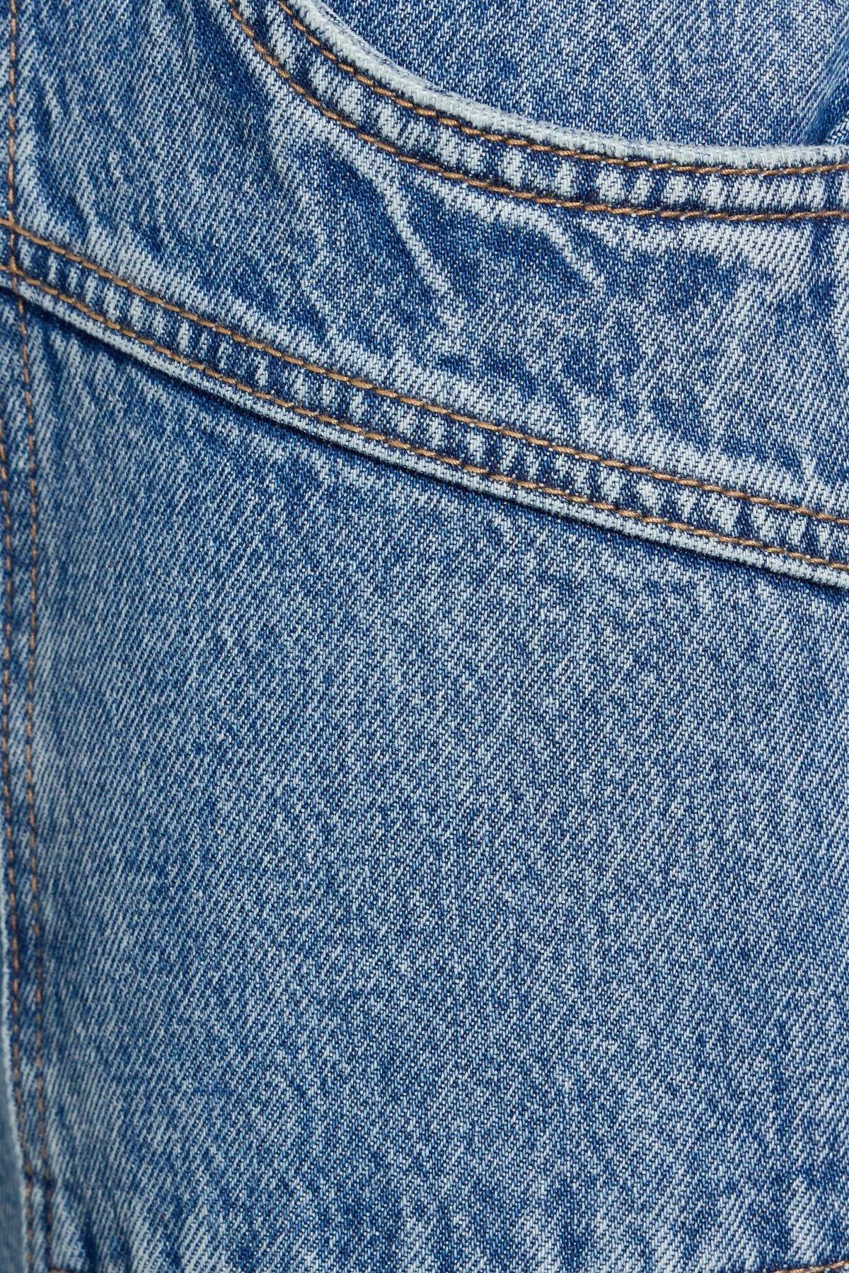 High Rise Wide Cargo Jeans Product Image