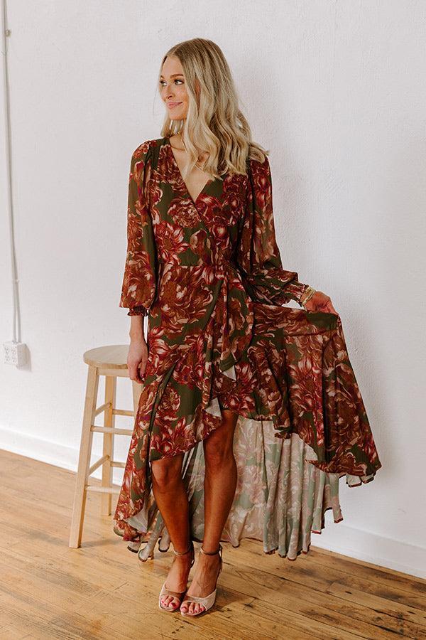 Napa Valley Ready Floral Maxi Dress Product Image