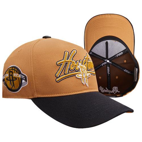 Pro Standard Mens Pro Standard Rockets Script Pinch Front Snapback - Mens Product Image