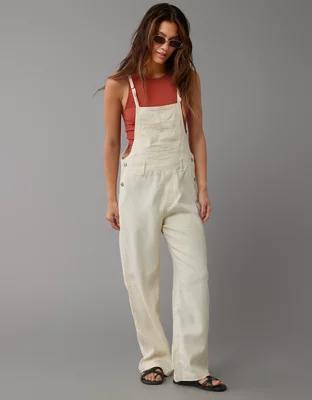 AE Dreamy Drape Stretch Linen-Blend Overall Product Image