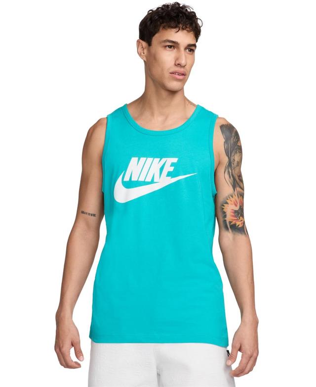 Nike Mens Sportswear Logo Tank Top - White Product Image