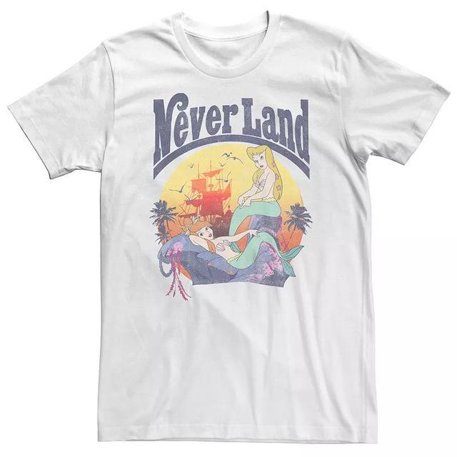 Big & Tall Disneys Peter Pan Never Land Mermaids Tee, Mens Product Image