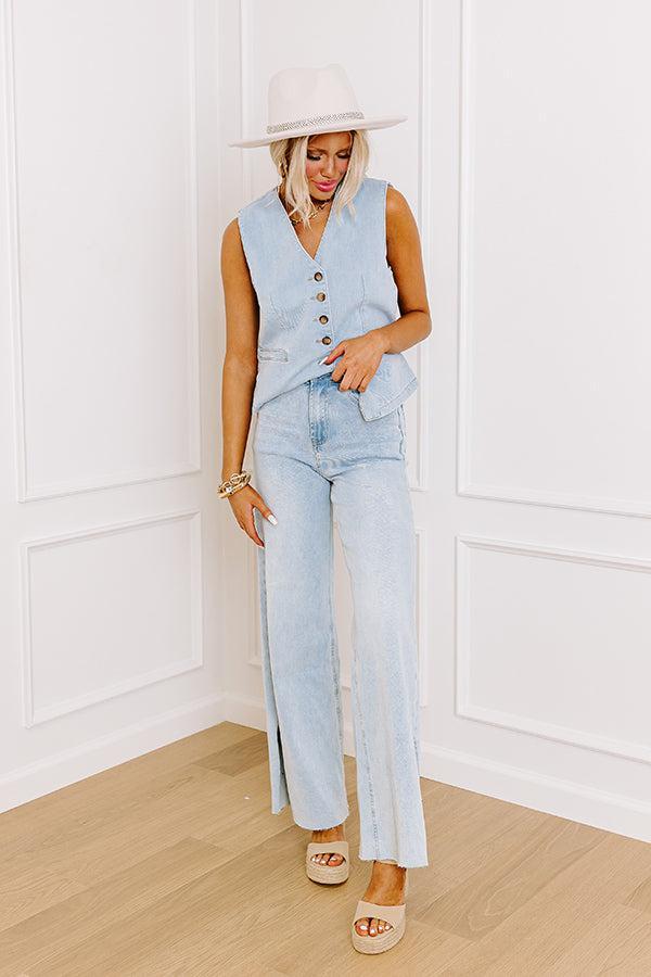 The Nora High Waist Wide Leg Jean product image