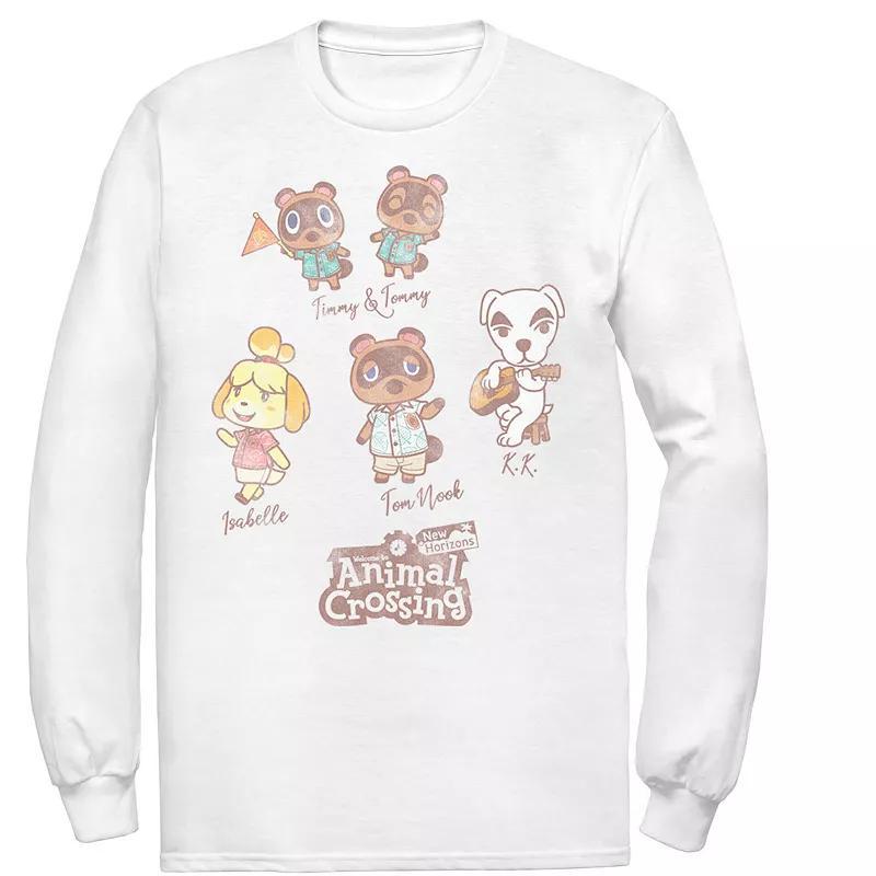 Mens Nintendo Character Textbook Group Shot Text Tee Product Image