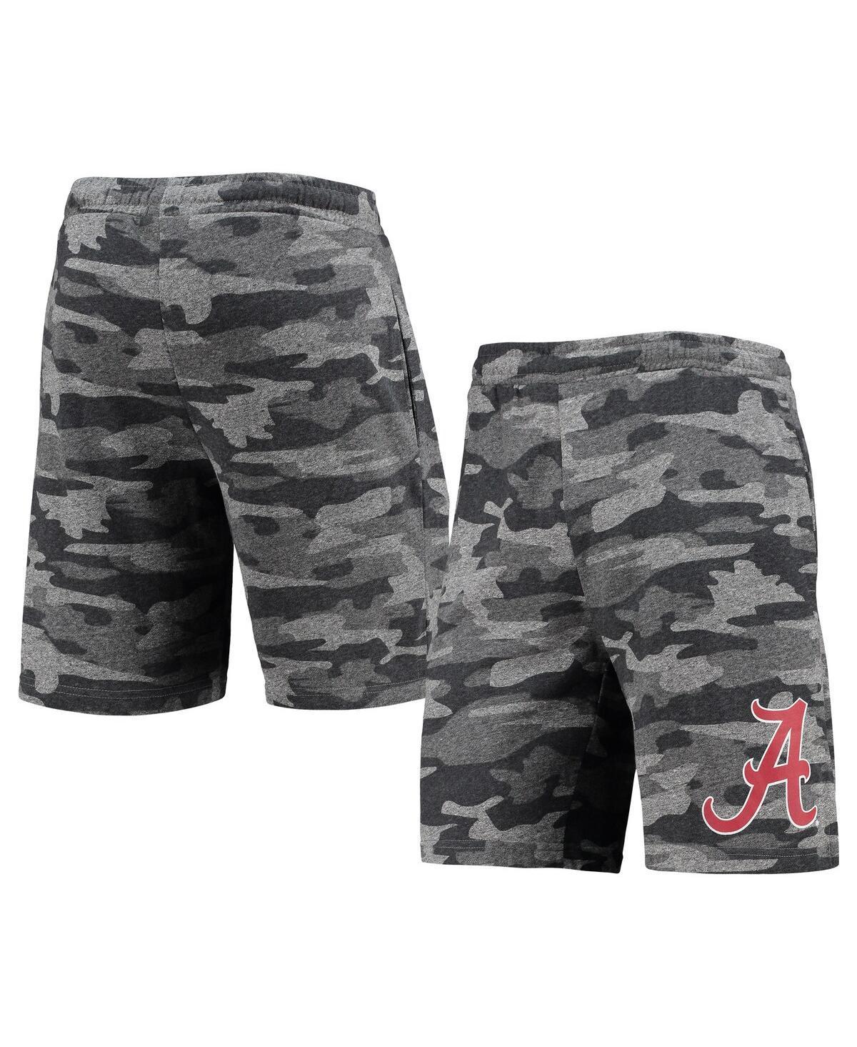 Mens Concepts Sport Charcoal/Gray Alabama Crimson Tide Camo Backup Terry Jam Lounge Shorts Product Image