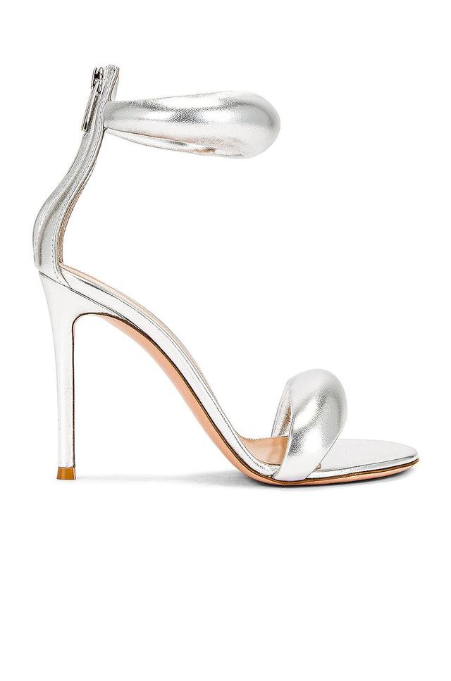 Gianvito Rossi Bijoux Heels in Metallic Gold Product Image