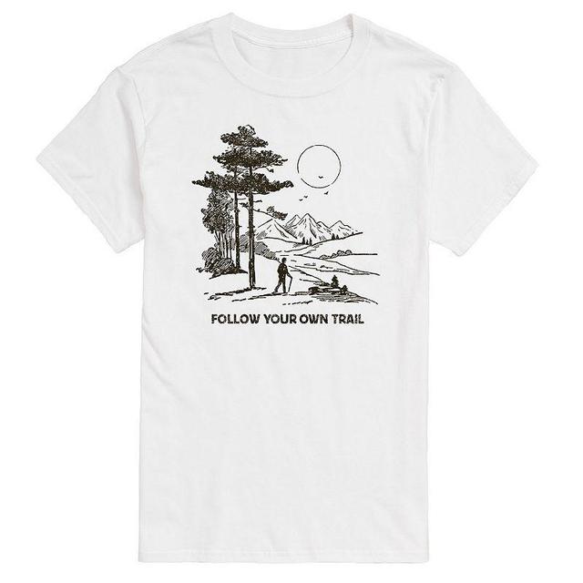 Mens Follow Your Own Trail Graphic Tee Product Image