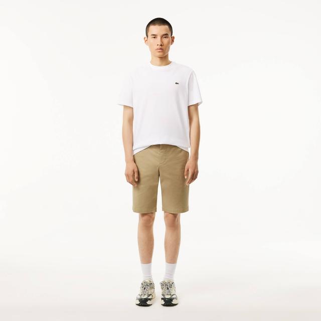 Slim Fit Stretch Cotton Chino Shorts Product Image