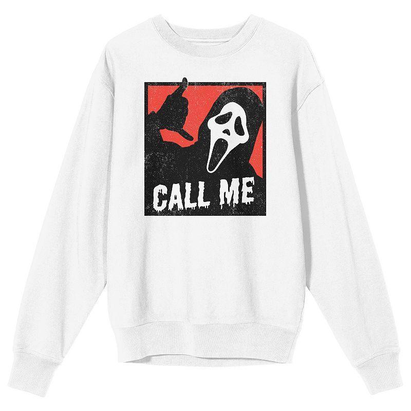 Mens Ghostface Call Me Sweatshirt Product Image