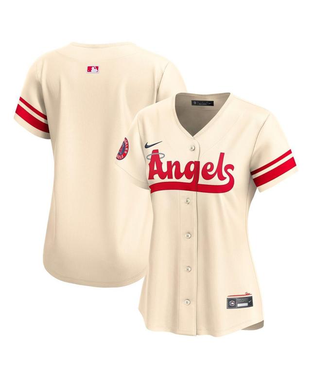 Nike Womens Cream Los Angeles Angels City Connect Limited Jersey - Cream Product Image