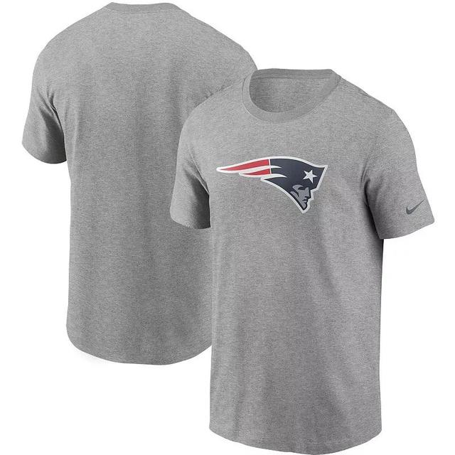 Mens Nike Heathered Gray New England Patriots Primary Logo T-Shirt Product Image