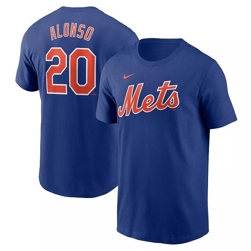 Mens Nike Pete Alonso Royal New York Mets Fuse Name & Number T-Shirt Product Image