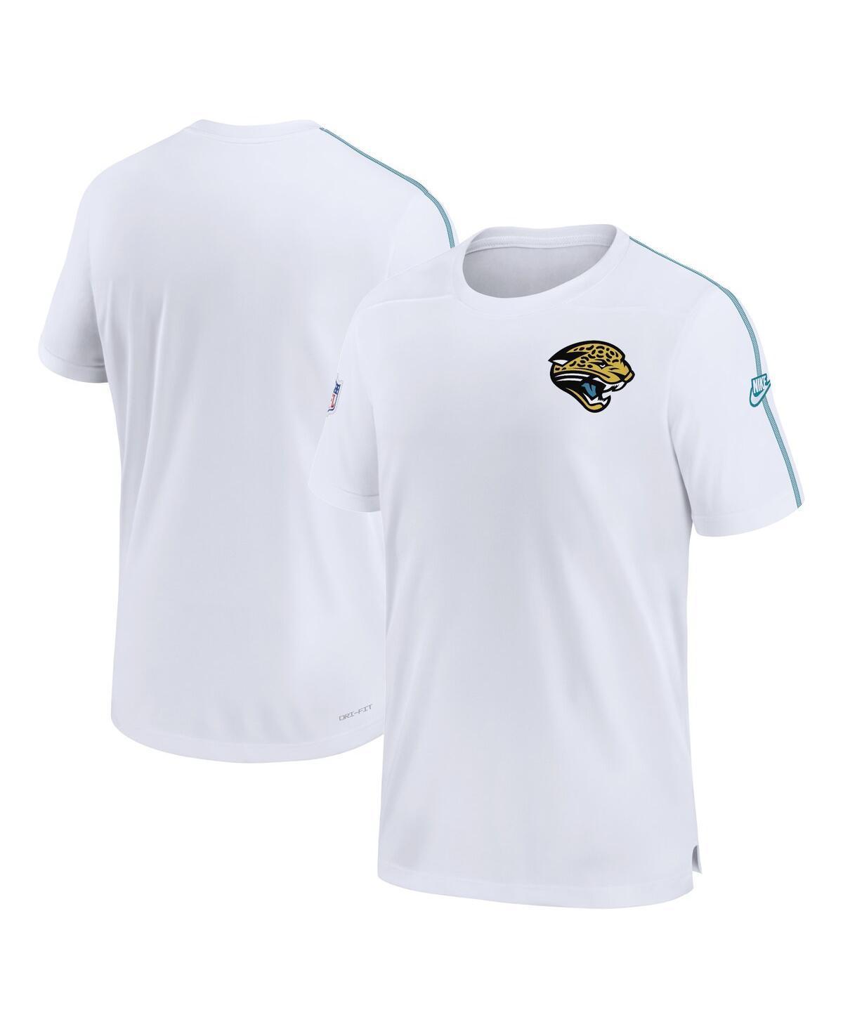 NIKE Men's White New England Patriots Sideline Alternate Logo Coach Performance Top Product Image