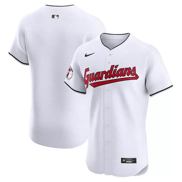 Mens Nike White Cleveland Guardians Home Elite Jersey Product Image