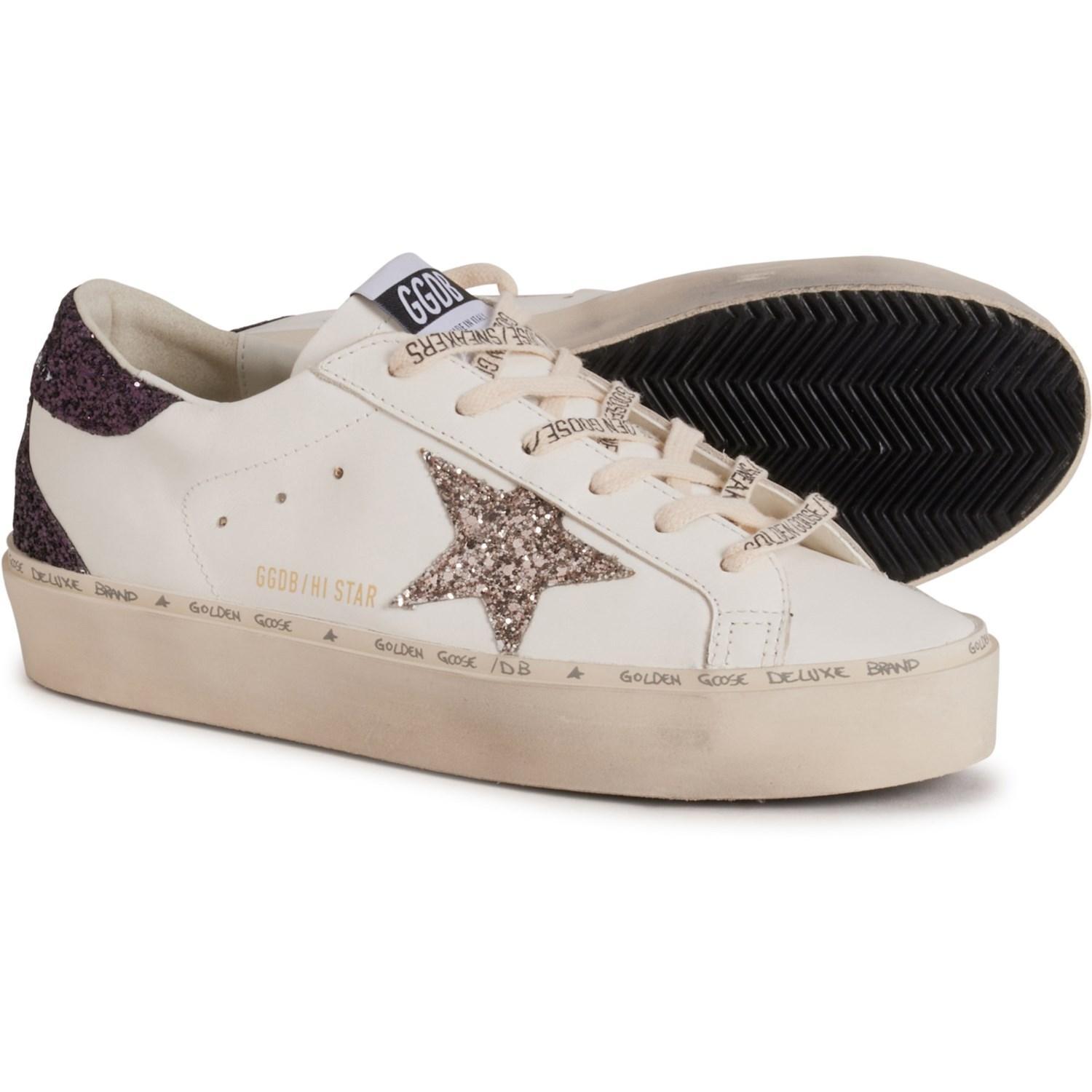 GOLDEN GOOSE Made in Italy Hi-Star Sneakers  Running Sneakers - Leather (For Women) Product Image